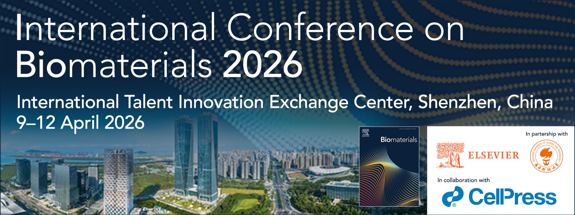 International Conference on Biomaterials 2026 cover image