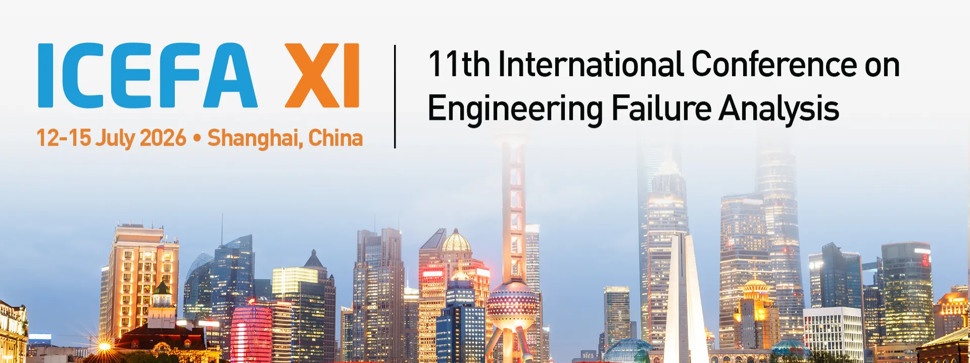 11th International Conference on Engineering Failure Analysis 2026 cover image