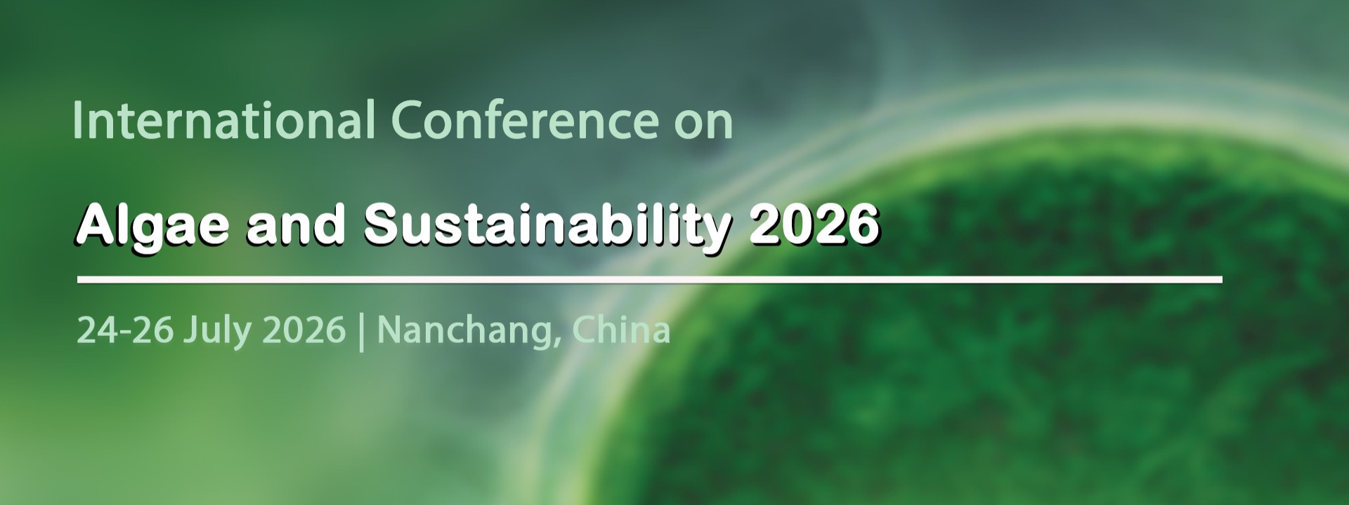 International Conference on Algae and Sustainability 2026 cover image