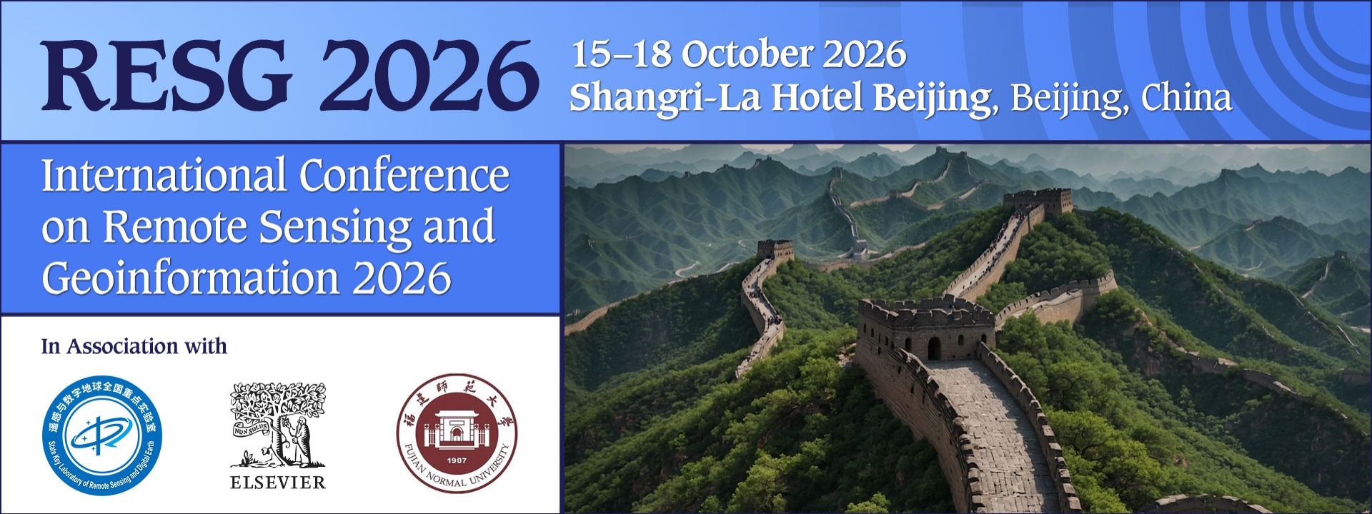 International Conference on Remote Sensing and Geoinformation 2026 cover image